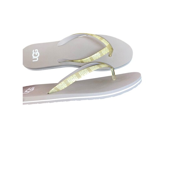 UGG Sink Graphic Flip Flops Size 12 - Picture 2 of 3